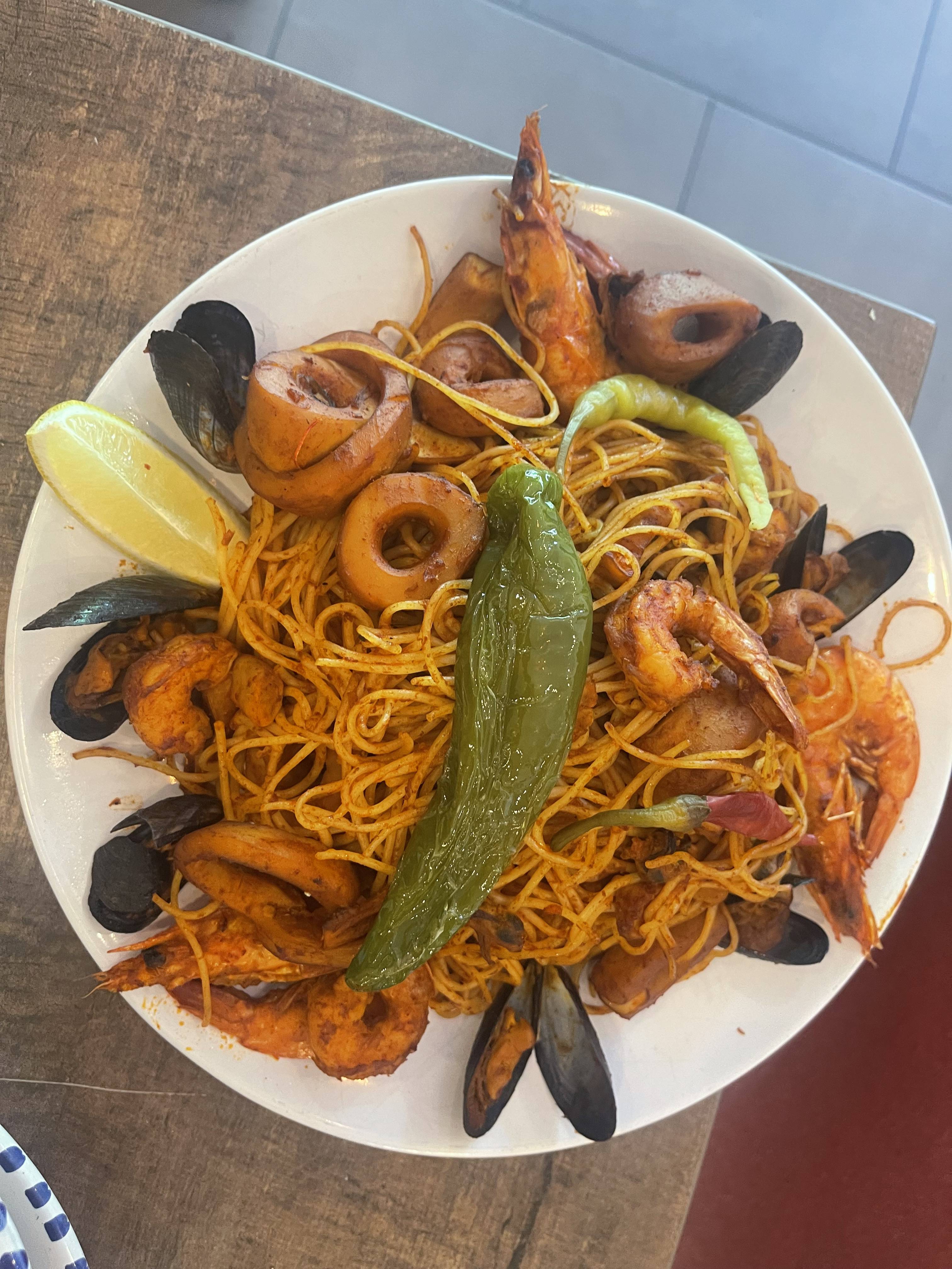 Spaghetti fruits de mer 😋😋😋😋😋