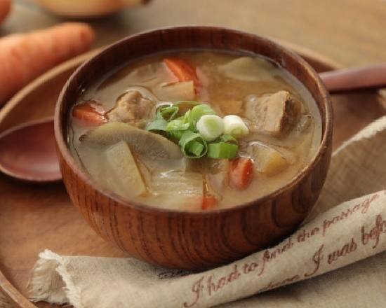 MASA主廚-豚肉蔬菜味噌湯 MASA Chef - Miso Soup with Pork and Vegetable