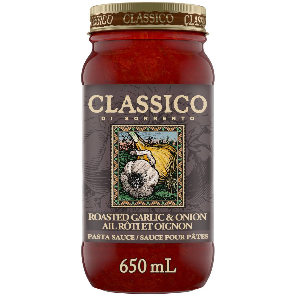 Classico Roasted Garlic & Onion Pasta Sauce (650 ml)