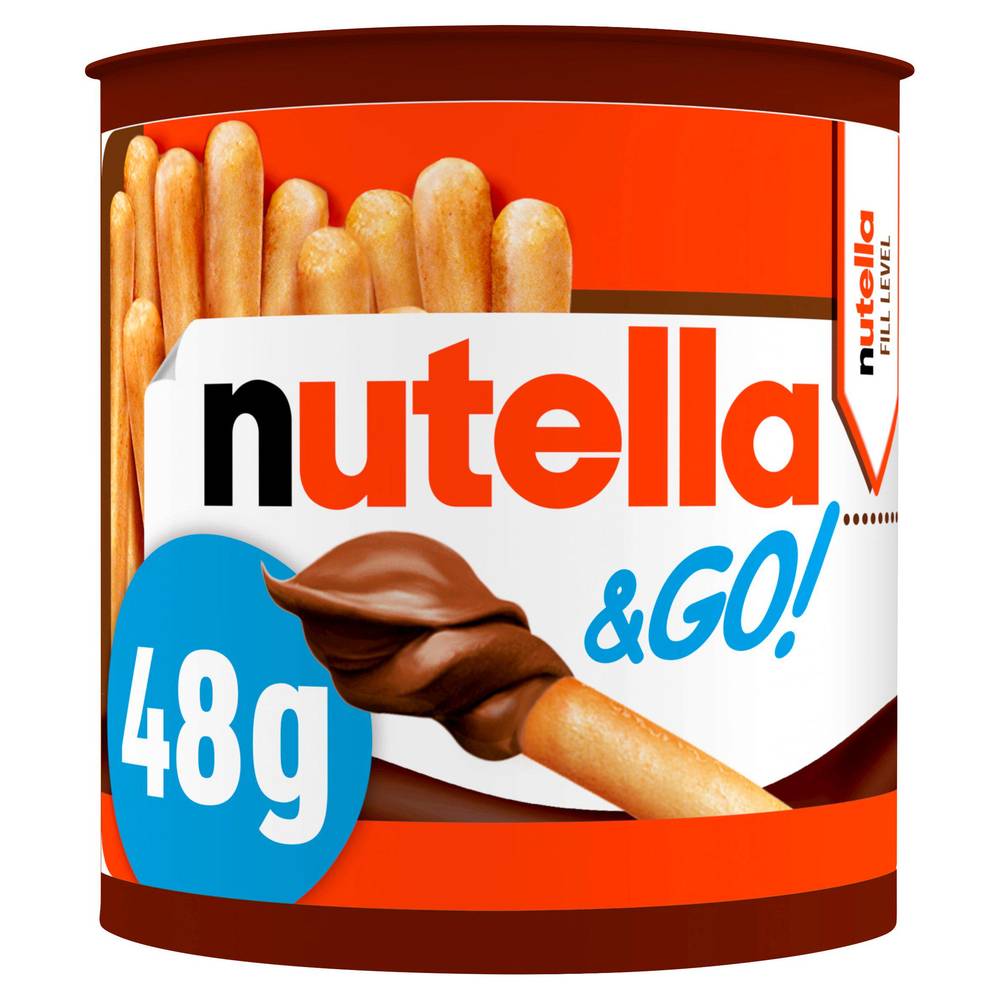 Nutella & Go! Hazelnut & Chocolate Spread + Breadsticks Snack 48g