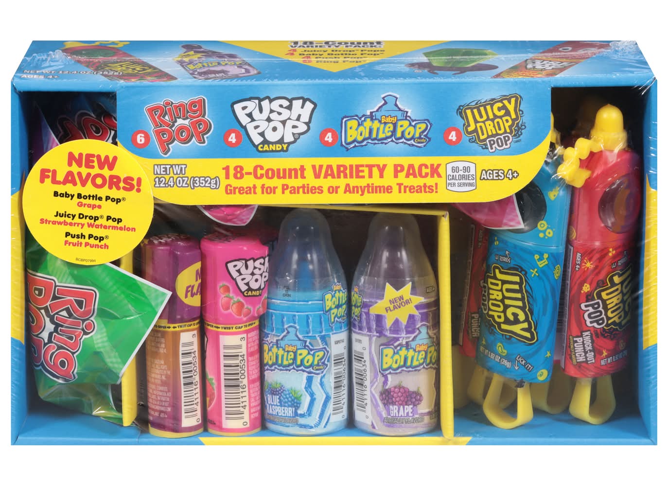 The Bazooka Candy Company Variety pack, Assorted (12.4 oz, 18 ct)