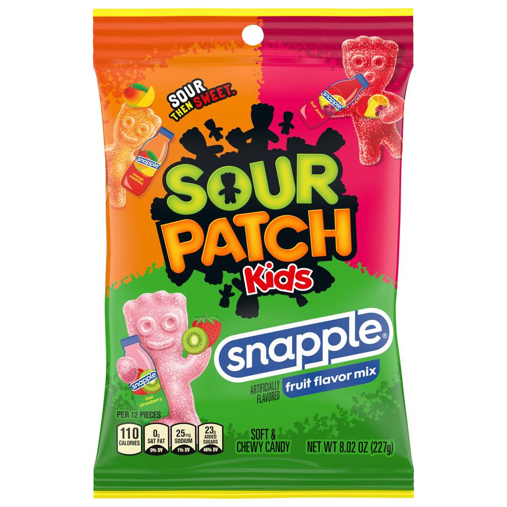 Sour Patch Kids Snapple Soft & Chewy Candy (fruit mix)