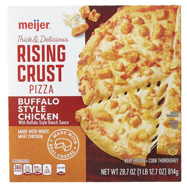 Meijer Rising Crust Buffalo Chicken Frozen Pizza