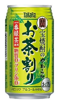 32266：宝 焼酎のやわらかお茶割り 335ML缶 / Takara Shochu no Yawaraka Ochawari, 335ML
