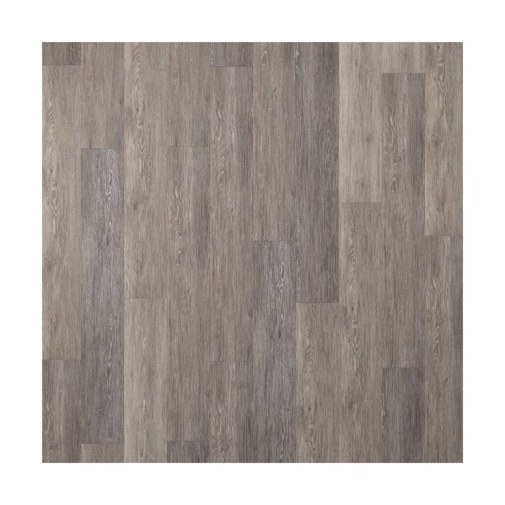 Style Selections Dove Tail Oak Gray 12-mil x 7-in W x 48-in L Waterproof Interlocking Luxury Vinyl Plank Flooring (23.21-sq ft/ Carton) | LWD9542RCB