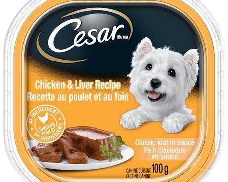 Cesar Chicken & Liver Dog Food 100g
