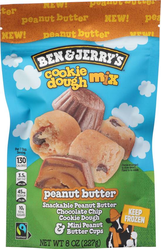 Ben & Jerry's Peanut Butter Cookie Dough Mix (8 oz)