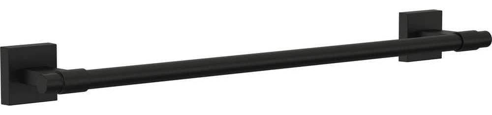 Franklin Brass Wall Mount Towel Bar, 18 in, Flat Black