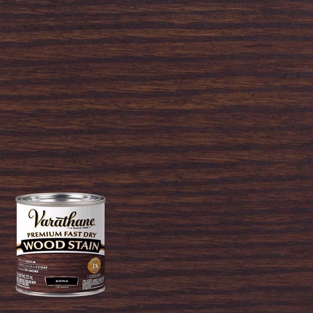 Varathane Premium Kona Oil-Based Fast Dry Wood Stain 1/2 Pt