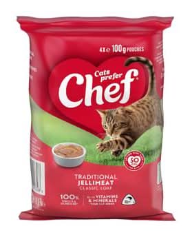 Chef 100g 4pk Pouch Traditional Jellimeat
