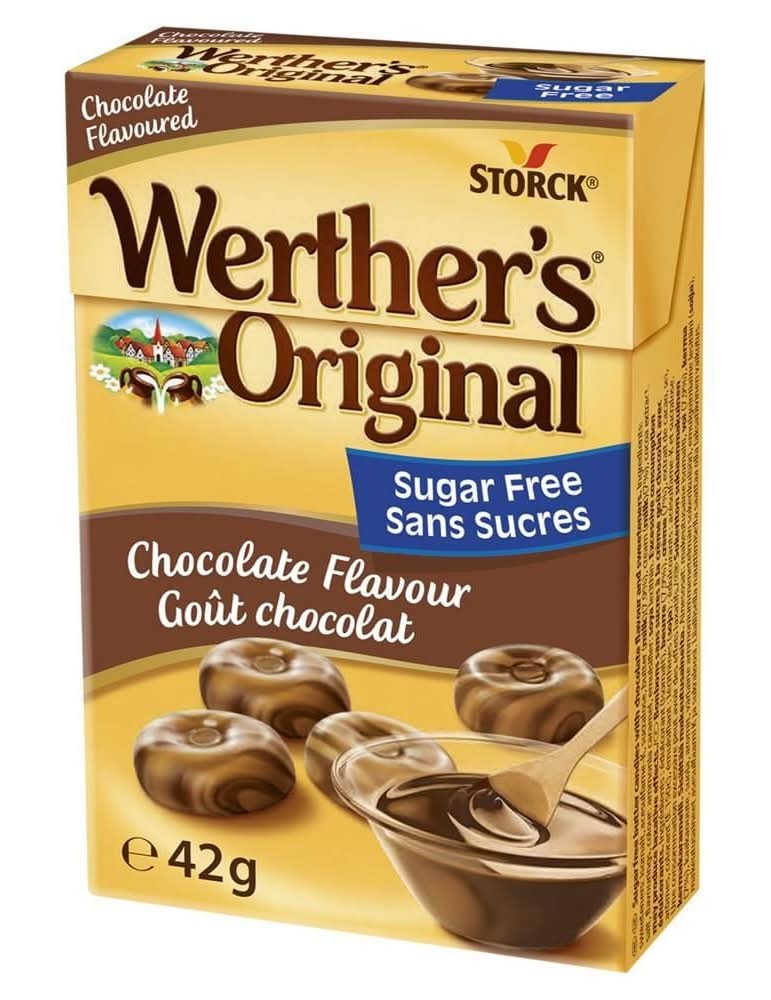 Werther's Original Cukierki śmietankowe o smaku czekoladowym 42 g