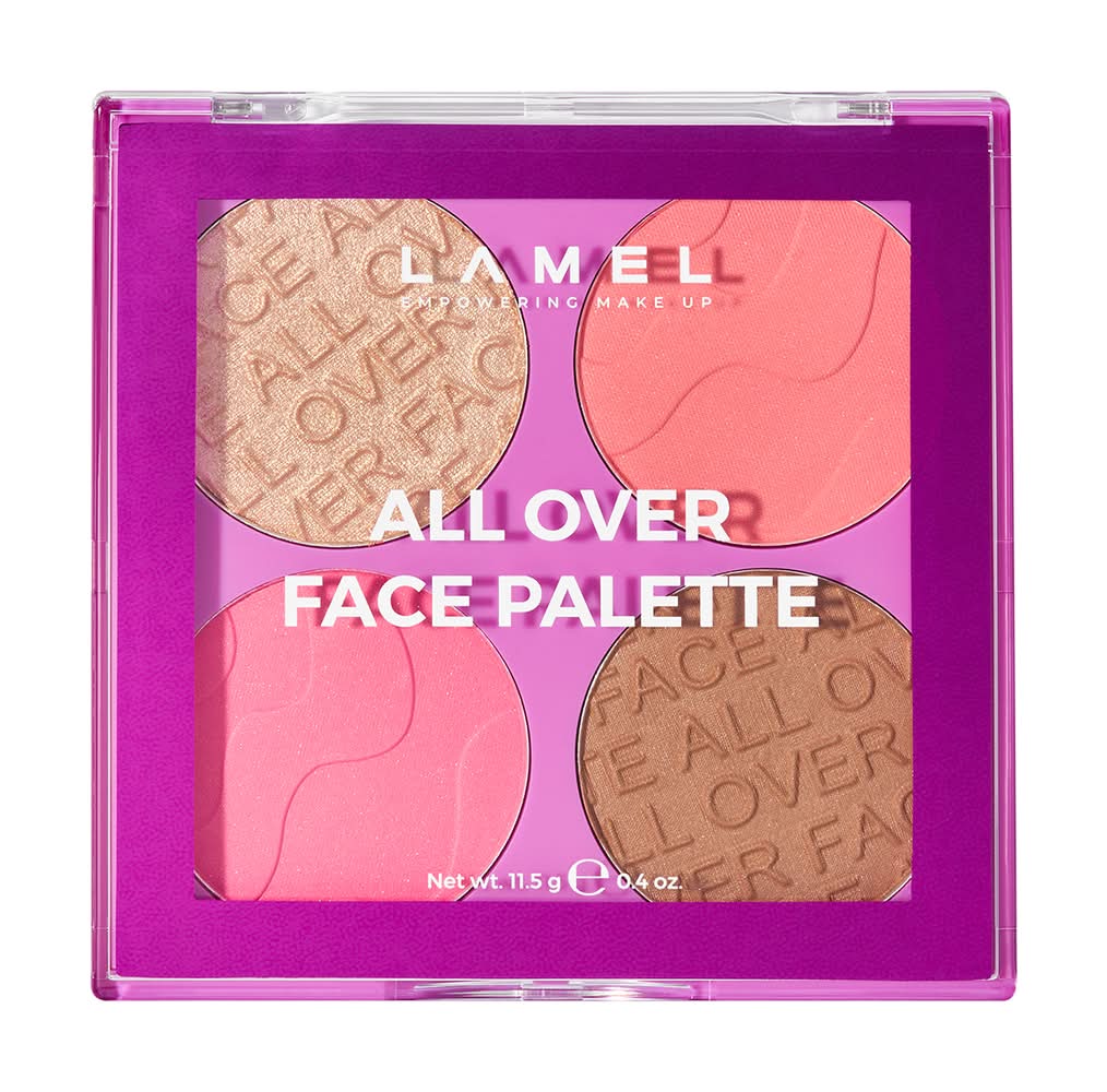 Lamel Makeup All Over Face Palette, Assorted (0.4 oz)