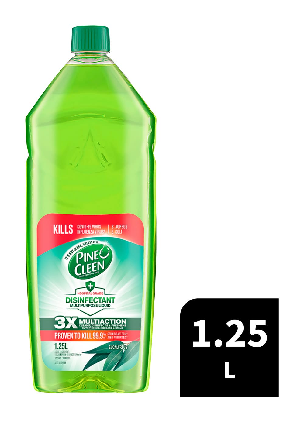 Pine O Cleen Disinfectant Anti Bacterial Eucalyptus Multipurpose Liquid (1.25L)