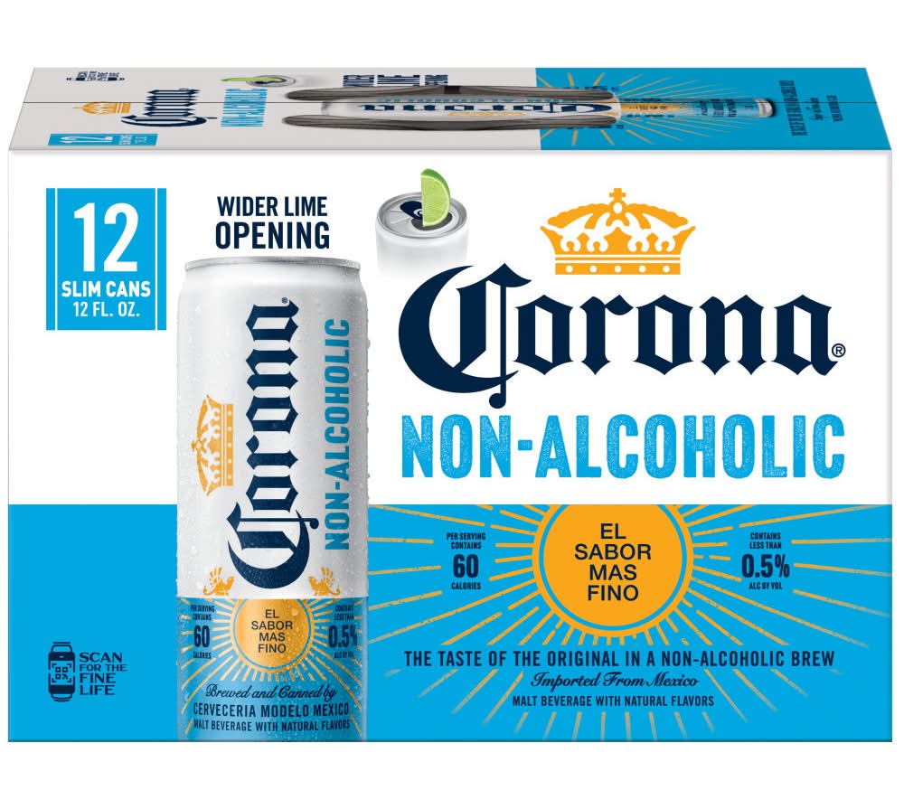 Corona Non-Alcoholic Malt Beverage (12 x 12 fl oz)