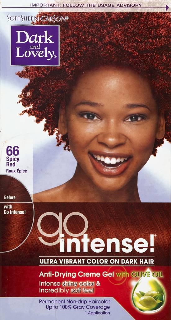 Dark and Lovely Red Hair Dye Spicy 66