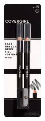 Covergirl® Easy Breezy Brow Fill & Define Brow Pencil 2-Count Black