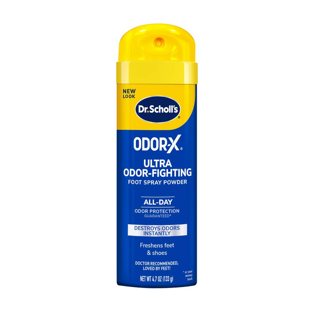 DR. SCHOLL'S Odor-X Ultra Odor-Fighting Spray Powder, 4.7 OZ