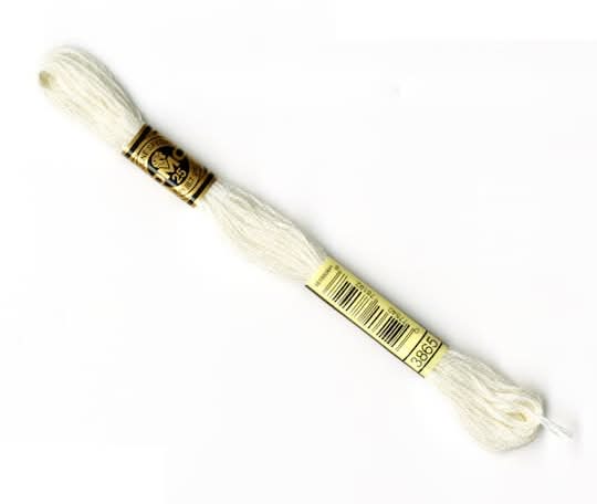 DMC 117 6 Strand Cotton Embroidery Floss, 8m, 3865 Winter White