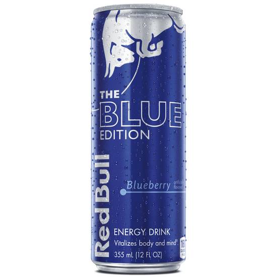 Red Bull Blue Edition Blueberry 12 oz Can