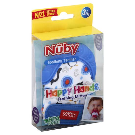 Nuby Teething Mitten With Silicone (1 ct)