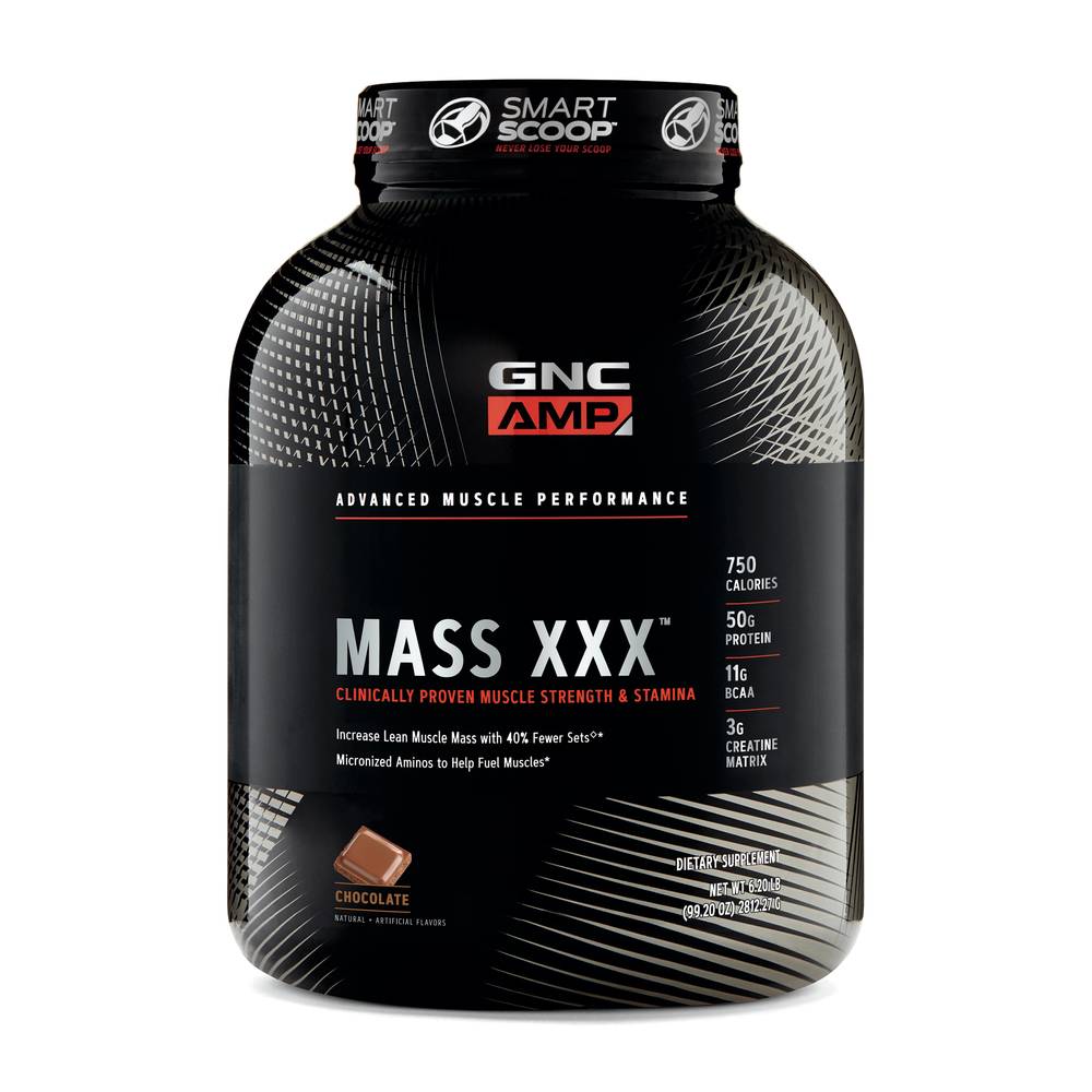 GNC AMP Mass XXX - Chocolate, 6.20 lb