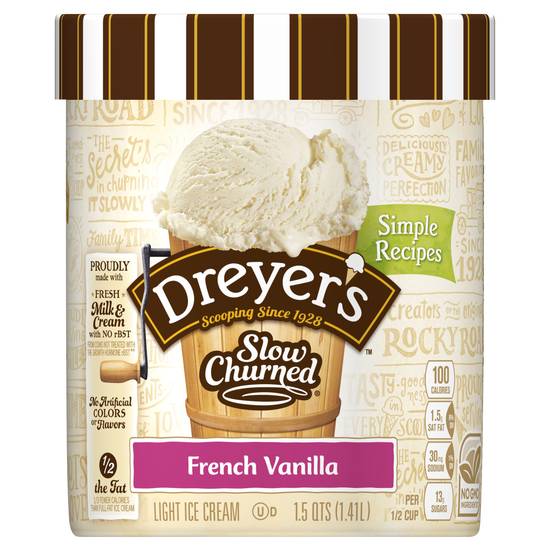 Dreyer's Slow Churned French Vanilla Ice Cream