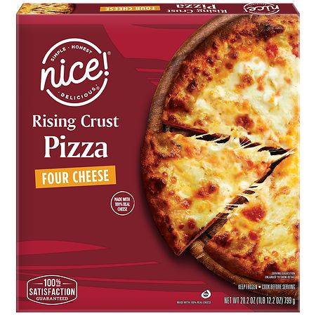 Nice! Rising Crust Pizza, Four Cheese (28.2 oz)