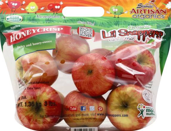 Stemilt Organic Honeycrisp Apples (3 lbs)