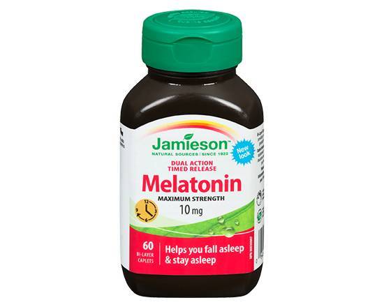 JAMIESON MAX STRENGTH MELATONIN 10MG 60 PK