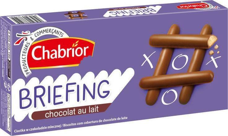Briefing chocolat au lait - chabrior - 150g