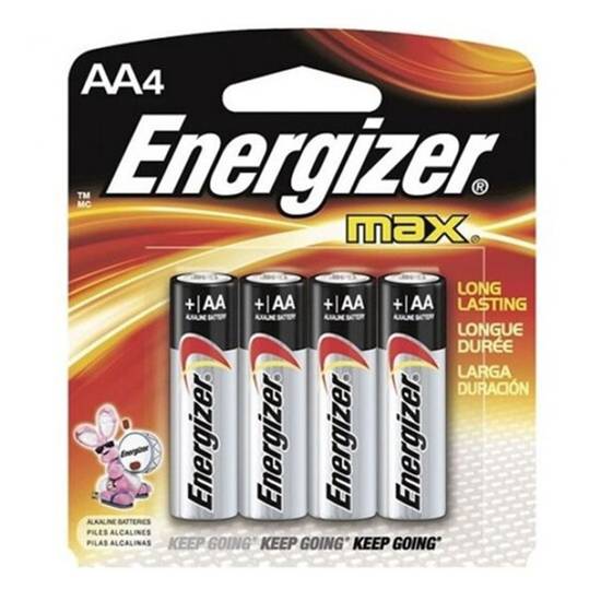 PILA ALKALINA ENERGIZER AA C/4 1PZA