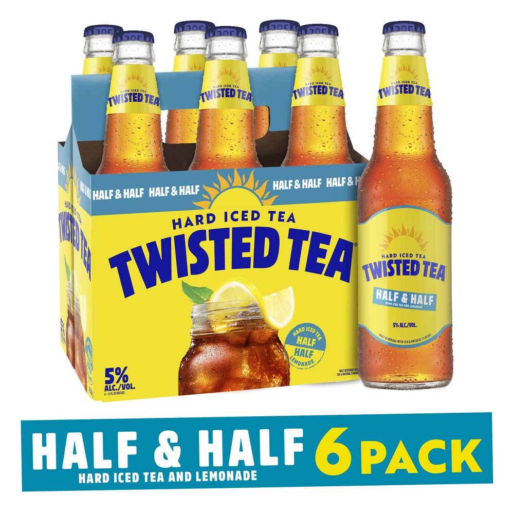 Twisted Tea Half & Half Hard Iced Tea Seltzer (6 x 12 fl oz)
