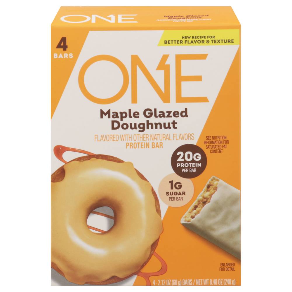 One Maple Glazed Doughnut Flavored Protein Bar