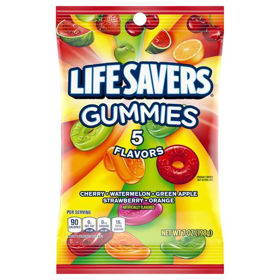 Life Savers Gummies (cherry-watermelon-green apple-strawberry-orange)