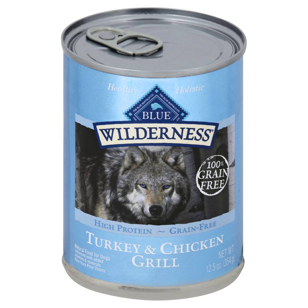 Blue Buffalo Wilderness Turkey & Chicken Grill Food For Dogs