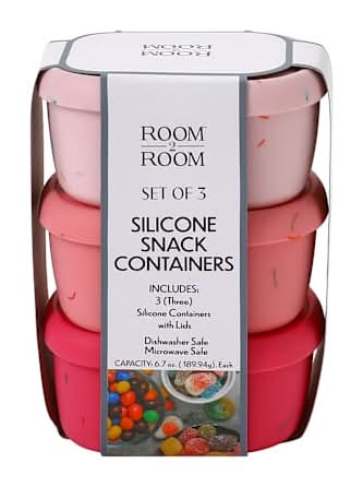 Room 2 Room™ Silicone Snack Containers Set 3-Pack Pink