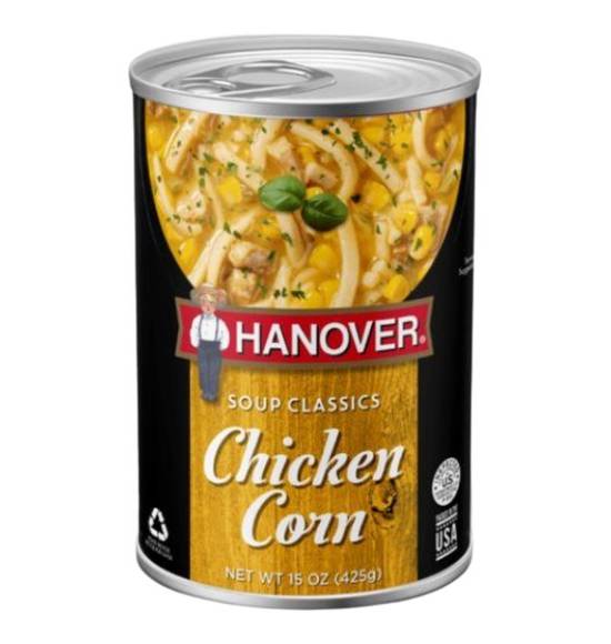 Hanover Soup Chicken Corn Ez Open