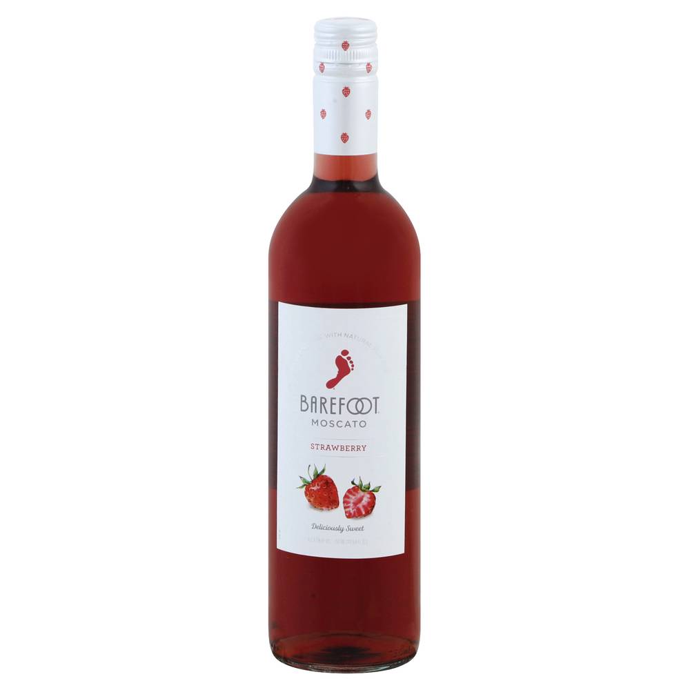 Barefoot Moscato Wine (750 ml) (strawberry )