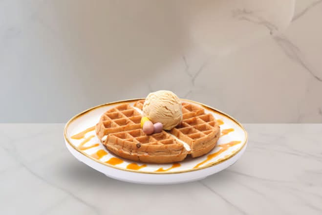 Hot Cross Bun Waffle