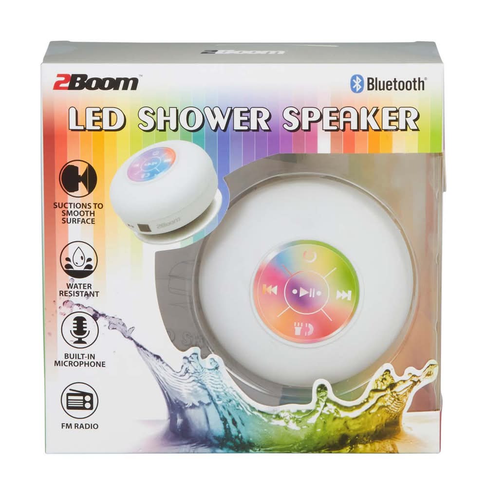 2boom Led Shower Speaker Assorted