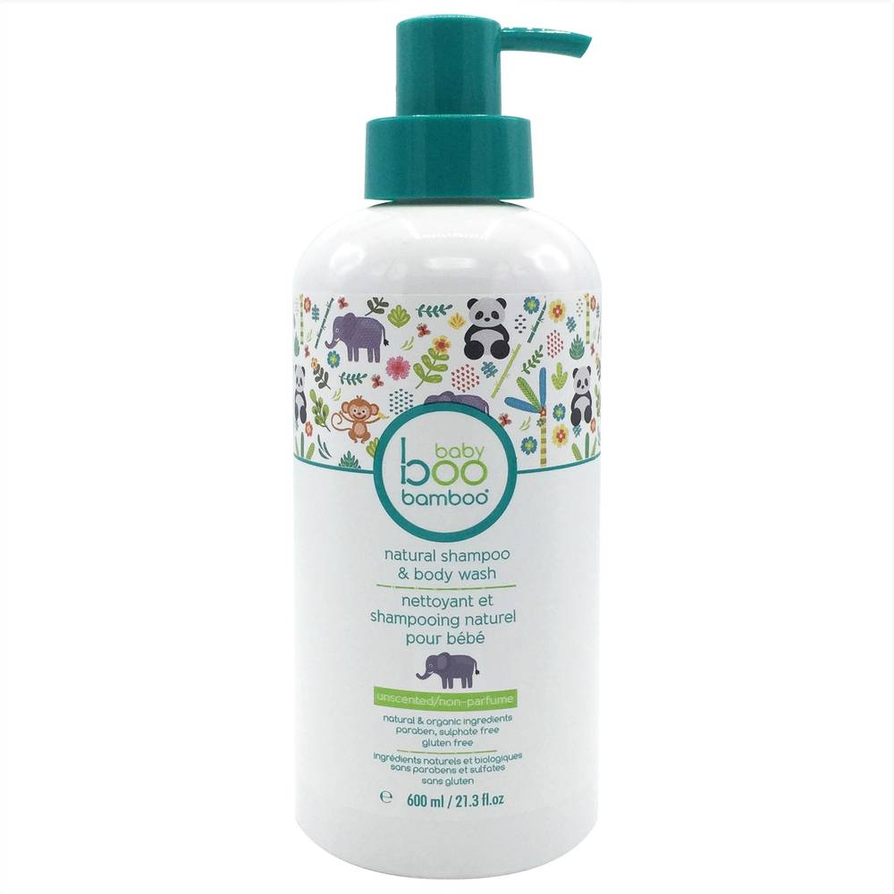 Boo Bamboo Baby Natural Shampoo & Body Wash (600 ml)