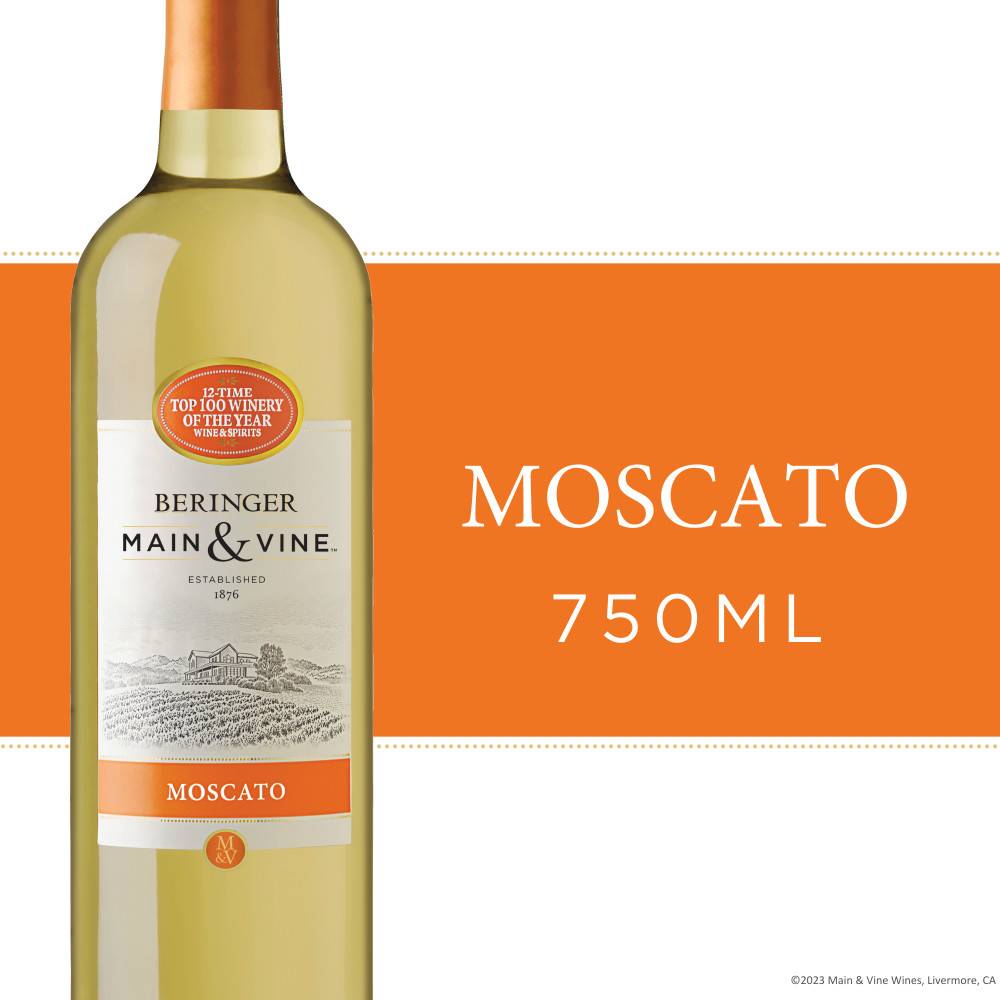 Beringer Main & Vine California Moscato Wine (750 ml)