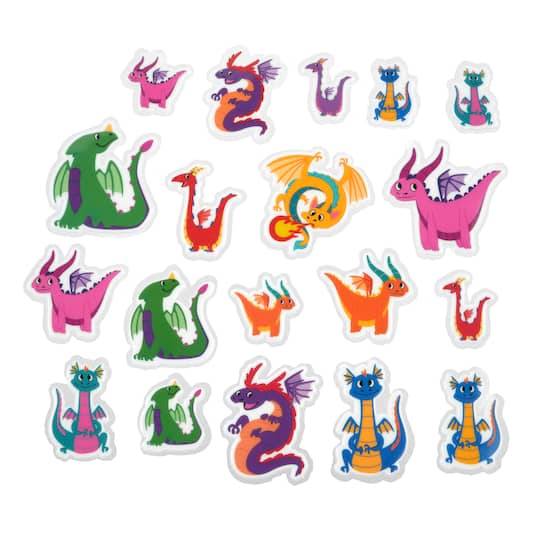 Dragon Puffy Stickers By Creatology