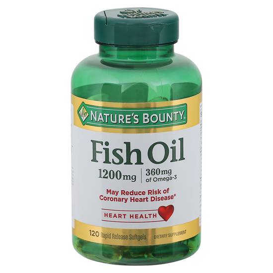 Nature's Bounty Fish Oil 1200 mg (120 ct)