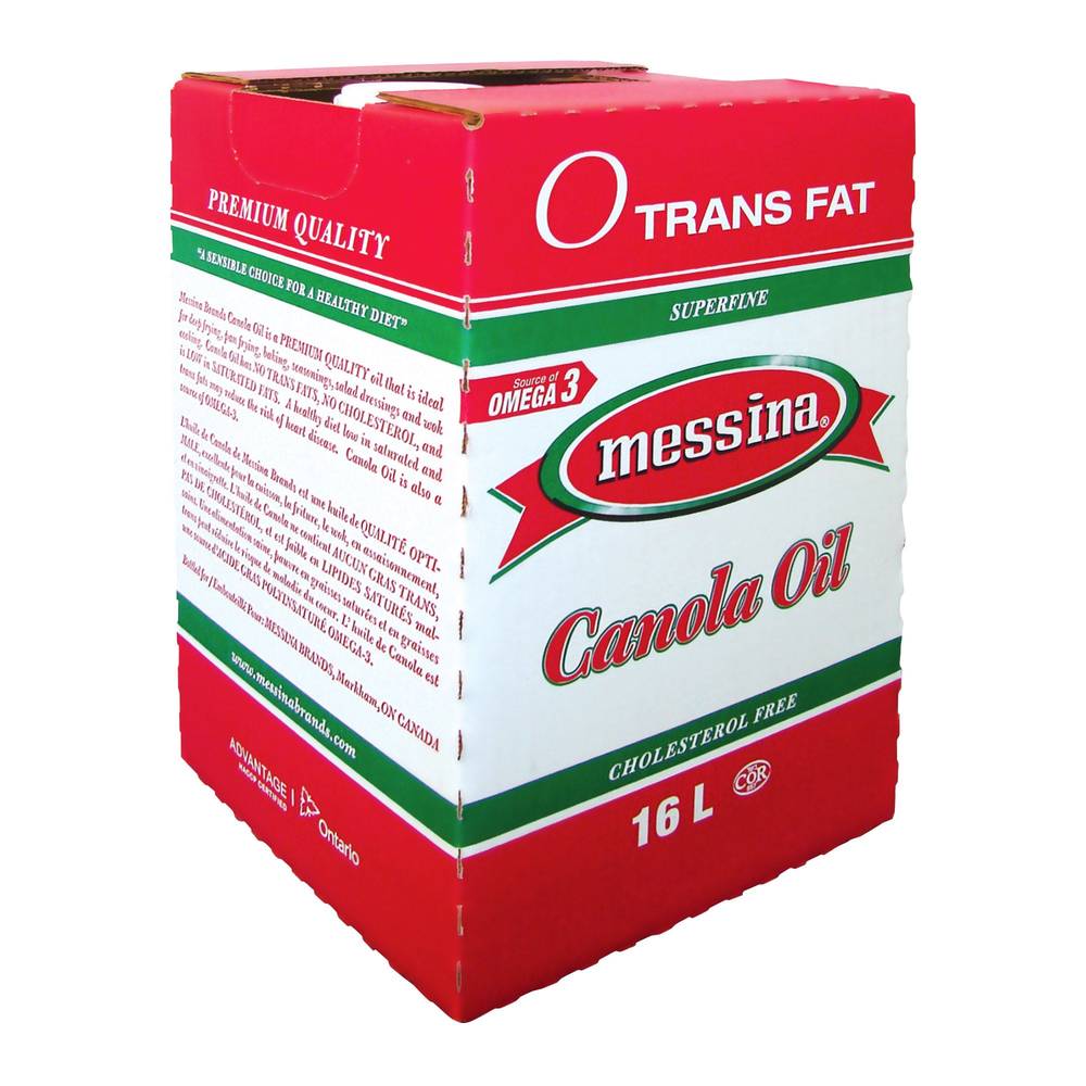 Messina Canola Oil, 16 L