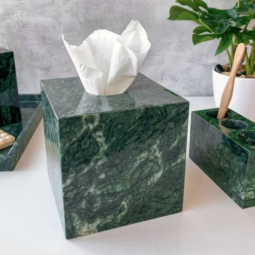 Green Tissue Box