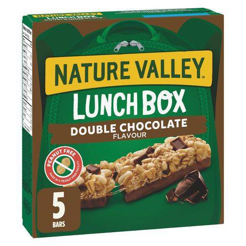 Nature valley bars barre granola double chocolat pour boîte à lunch (130 g) - lunch box double chocolate granola bar (130 g)