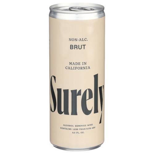 Surely Non-Alcoholic Sparkling Brut 4 Pack Cans