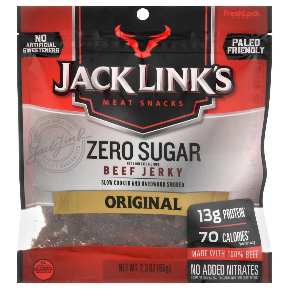 Jack Link's Zero Sugar Original Beef Jerky (2.3 oz)