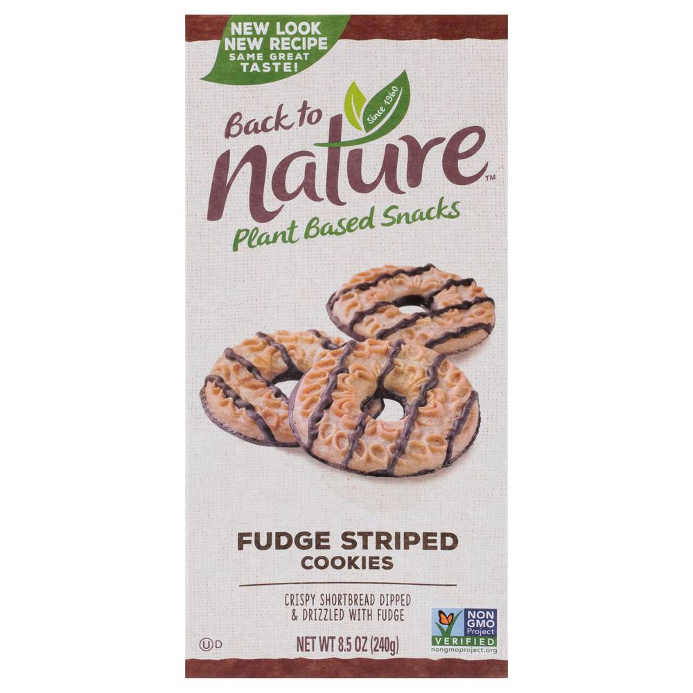 Back to Nature Fudge Striped Cookies (8.5 oz)